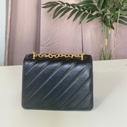 Cassie Accent Buckle Purse (Black)