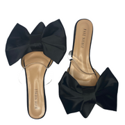 Perfection Oversized Bow Flats - Black