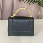 Analisa Snake Accent Purse (Black)