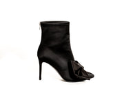 Perfection Oversized Bow Bootie (Black)