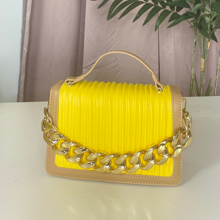 Alani Chain Purse (Yellow)