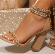 Camilla Diamond Chain Sandal